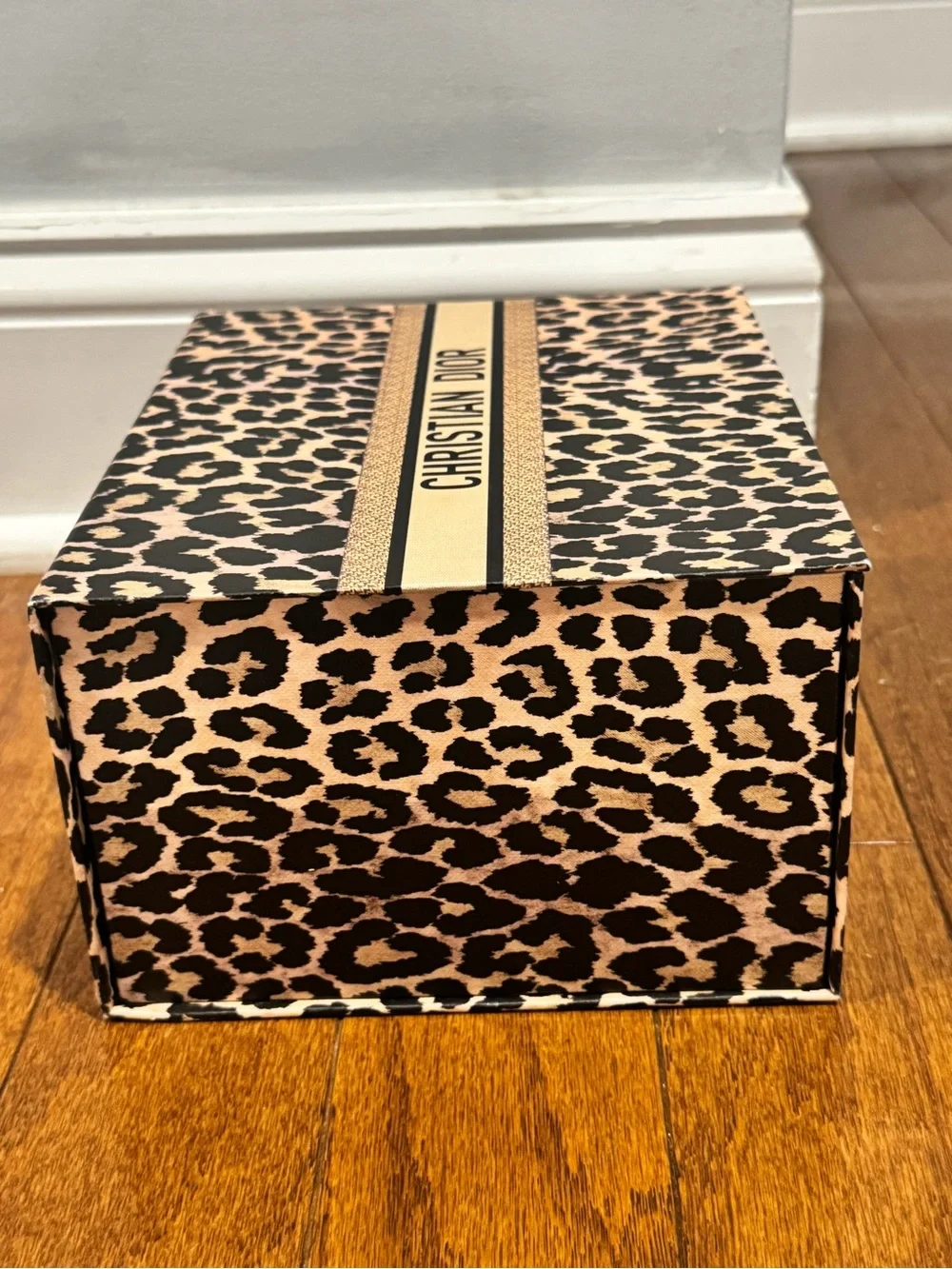 DIOR Mitzvah Animal print Limited Edition Gift Box EMPTY MED/LG NEW 5.5” x8.4.5”